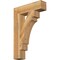 Ekena Millwork Merced Block Rough Sawn Bracket, Western Red Cedar, 6"W x 26"D x 38"H BKT06X26X38MRC05RWR - alternate 1